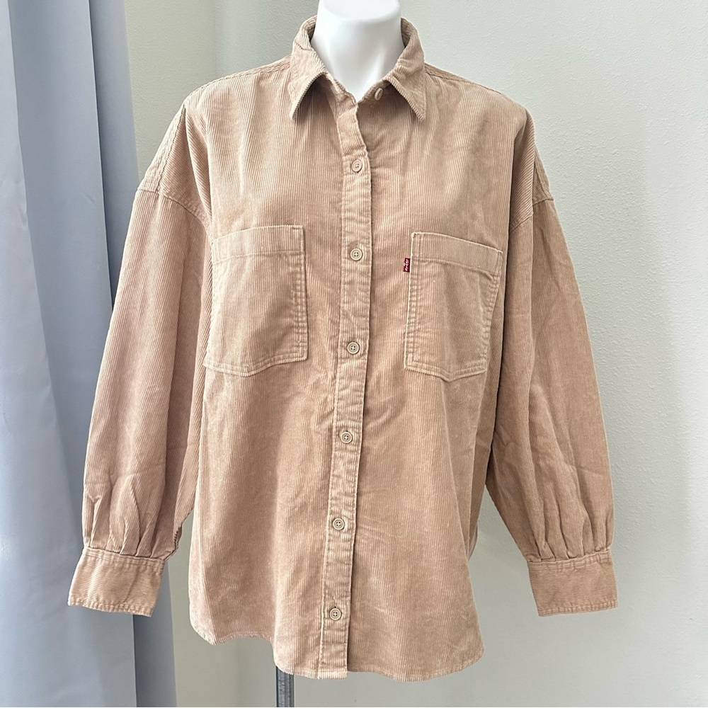 Levi's Women's Corduroy Utility Shirt Size L